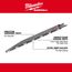 12" 5 TPI Flean Ground Pruning SAWZALL Blade for Clean Wood (1 Piece), 48-00-1305