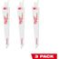 6" 8TPI Drywall SAWZALL Blade (Pack of 3), 48-00-5053