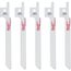 3-5/8" 18 TPI SAWZALL Blade for Metal Scroll (Pack of 5), 48-00-5163