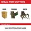 9" 3 TPI AX with Carbide Teeth SAWZALL Blade for Pruning (3 Pack), 48-00-5332