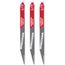 12" 6 TPI WRECKER with Carbide Teeth SAWZALL Blade for Multi-Material (Pack of 3), 48-00-5343