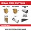 12" 6 TPI WRECKER with Carbide Teeth SAWZALL Blade for Multi-Material (Pack of 3), 48-00-5343