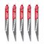 9" 6 TPI WRECKER with Carbide Teeth SAWZALL Blade for Multi-Material (5 Pack), 48-00-5542