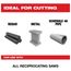 12" 10 TPI TORCH SAWZALL Blade for Thick Metal (Pack of 5), 48-00-5714