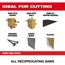 9" 5 TPI AX w/NITRUS Carbide Teeth SAWZALL Blade for Wood with Nails (Pack of 5), 48-00-7552