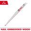 9" 5 TPI SAWZALL Blade for Wood with Nails (Pack of 25), 48-01-2036