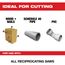 8" 8/12 TPI SAWZALL Blade for Multi-Material (Pack of 25), 48-01-2093