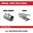 12" 18 TPI SAWZALL Blade for Medium Metal (Pack of 10), 48-01-2169