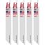 6" 24 TPI SAWZALL Blade for Thin Metal (Pack of 25), 48-01-2186