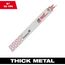9" 10 TPI TORCH SAWZALL Blade for Thick Metal (Pack of 25), 48-01-2713