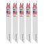 6" 24 TPI SAWZALL Blade for Thin Metal (Pack of 50), 48-01-6186