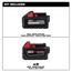 M18 REDLITHIUM HIGH OUTPUT XC6.0 & M18 REDLITHIUM XC5.0 Battery (3 Pack)