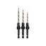4 Piece Countersink Drill Bit Set, 48-13-5003