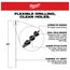 9/16" x 54" Flexible Cable Auger Bit, 48-13-8256