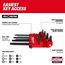 9-Key Ball End L-Style Hex Key Set - Metric, 48-22-2186