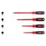 4 Piece 1000V Insulated Screwdriver Set w/ Roll Pouch, 48-22-2204