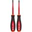2 Piece 1000V Insulated Slim Tip Screwdriver Set, 48-22-2207