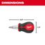 6-in-1 Stubby Multi-Bit Screwdriver