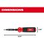 8-IN-1 Multi Bit & Nut Driver, w/ SHOCKWAVE Impact Duty Bits and Nut Drivers, 48-22-2922