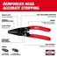 10-28 AWG Multi-Purpose Dipped Grip Wire Stripper & Cutter w/ Reinforced Head, 48-22-3052