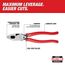 9" Comfort Grip High Leverage Lineman's Pliers with Crimper, 48-22-6100