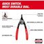 .070" Convertible Snap Ring Pliers - 45°, 48-22-6537
