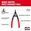.070" Convertible Snap Ring Pliers - 90°, 48-22-6538
