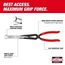 3 Piece Long Reach Hose Grip Pliers Set, 48-22-6563