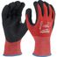 12 Pair Cut Level 2 Nitrile Dipped Gloves (Small) 48-22-8925B