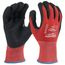 12 Pair Cut Level 2 Nitrile Dipped Gloves (XXL), 48-22-8929B