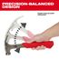 12oz Smooth Face Hybrid Claw Finish Hammer, 48-22-9019