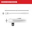 3/8" Drive 12" Ratchet, 48-22-9037