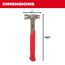 16 oz Steel Ball Peen Hammer, 48-22-9130