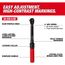 3/8" Drive Click Torque Wrench, 5-250 in lbf, 48-22-9201