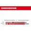 4 Piece 1/2" Drive Extension Set, 48-22-9342