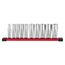 10 piece 3/8" SAE Deep Well Sockets with 4 Flat Sides, 48-22-9405