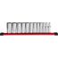12 Piece 3/8" Drive 12-Point Deep Well SAE Socket Set, 48-22-9421