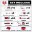 64 Piece Hand Tool Set with PACKOUT 4 Drawer Tool Box, 48-22-9493