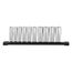 10 piece 3/8" Metric Deep Well Sockets with 4 Flat Sides, 48-22-9505