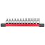 12pc 1/4" Drive Low-Profile Hex Bit Socket Set - SAE, 48-22-9544