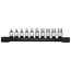 10 Piece 1/4" Drive Low-Profile Hex Bit Socket Set - Metric, 48-22-9545