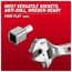 10 Piece 1/4" Drive Low-Profile Hex Bit Socket Set - Metric, 48-22-9545