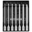 7 Piece 3/8" Drive Long Ball End Hex Bit Socket Set - Metric, 48-22-9548