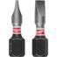 SHOCKWAVE Impact Duty 1" Slotted 3/16" Insert Bits (Pack of 25), 48-32-4117