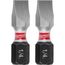 Shockwave Impact Slotted 1/4" Insert Bits (Pack of 25), 48-32-4118