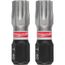 SHOCKWAVE Impact Duty 1" T40 INSERT BITS (Pack of 25), 48-32-4138