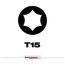 SHOCKWAVE Impact Duty 3-1/2" TORX T15 Power Bits (Pack of 25), 48-32-4394