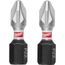 SHOCKWAVE Impact Duty 1" Pozidriv #2 Insert Bits (Pack of 2), 48-32-4432