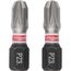 SHOCKWAVE Impact Duty 1" Pozidriv #3 Insert Bits (Pack of 2), 48-32-4433