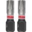SHOCKWAVE Impact Duty 1" Insert Bits for HeadLOK Wood Screws (Pack of 2), 48-32-4448